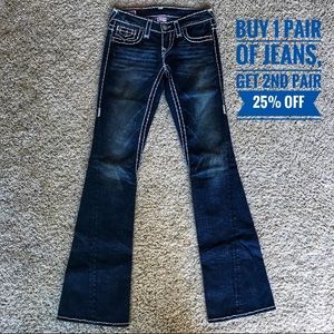 True Religion Joey Super T Denim Jeans Size 24